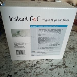 Instant Pot yogurt cups